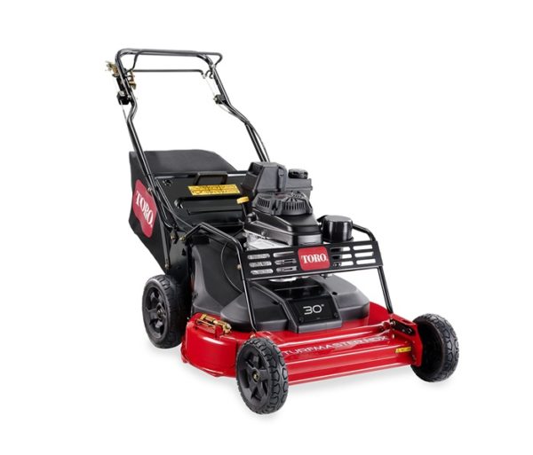 Turfmaster™ 76cm commercial walk behind mower 22207 side view right