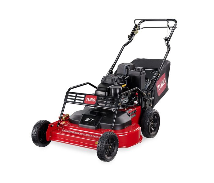 Toro Turfmaster 76Cm Commercial Walk Behind Mower - 22207 | Middlewich Machinery Turfmaster™ 76cm commercial walk behind mower 22207 side view left