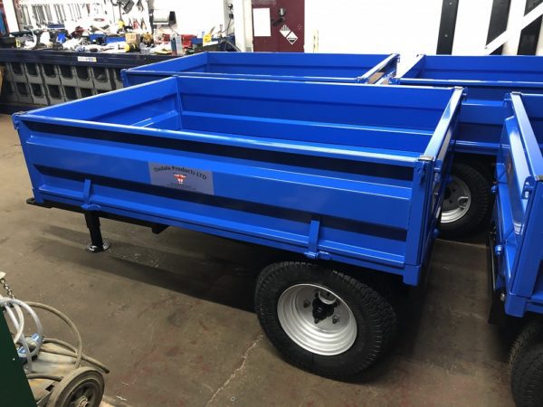 Oxdale 2 Tonne Tipping Trailer | Middlewich Machinery Oxdale tipping trailer 2. 0 tonne