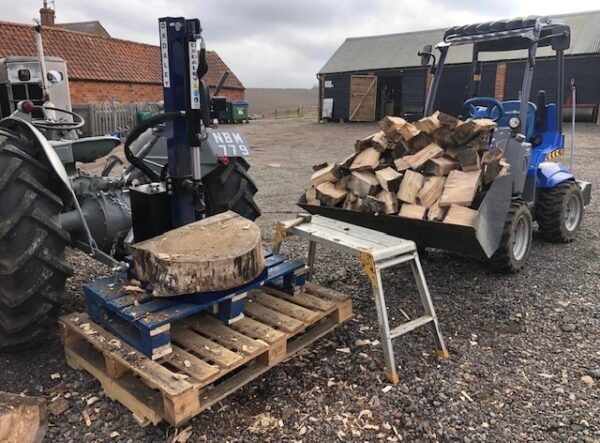 Oxdale pto400 big base log splitter - image 2