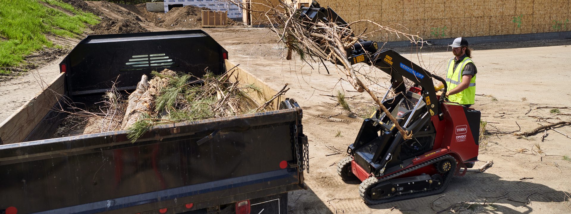A landscaping equipment named toro dingo